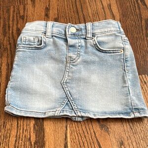 Cat &Jack Light Blue Casual Denim Skirt